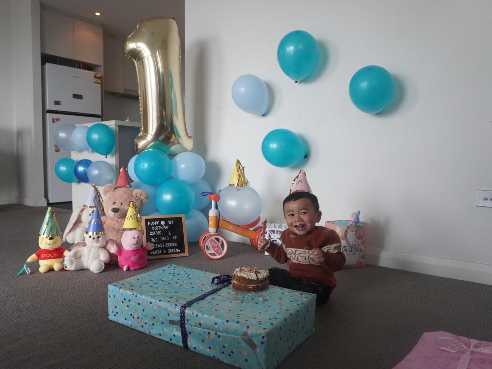 Osiris first birthday